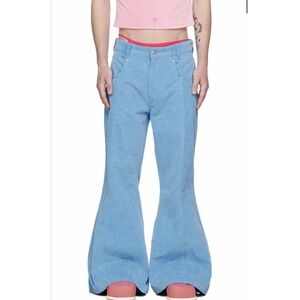 Marshall Columbia $670 Blue Bell Bottom Jeans Size 32 Made In NYC